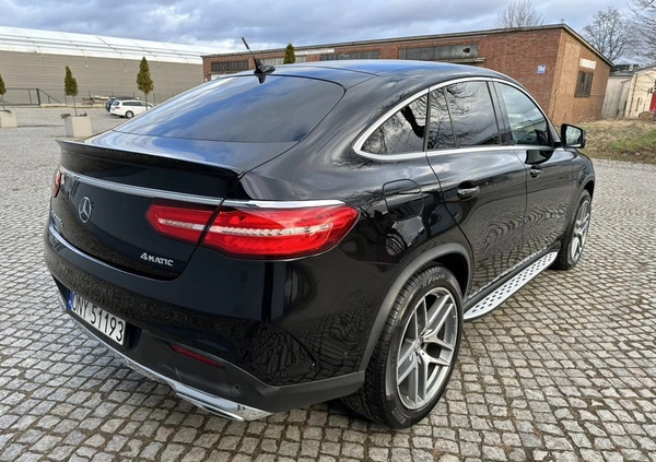 Mercedes-Benz GLE cena 176000 przebieg: 197000, rok produkcji 2015 z Nysa małe 781